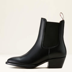 Bench Made Eleanor Almond Toe Chelsea Boot Women - CARBON BLACK