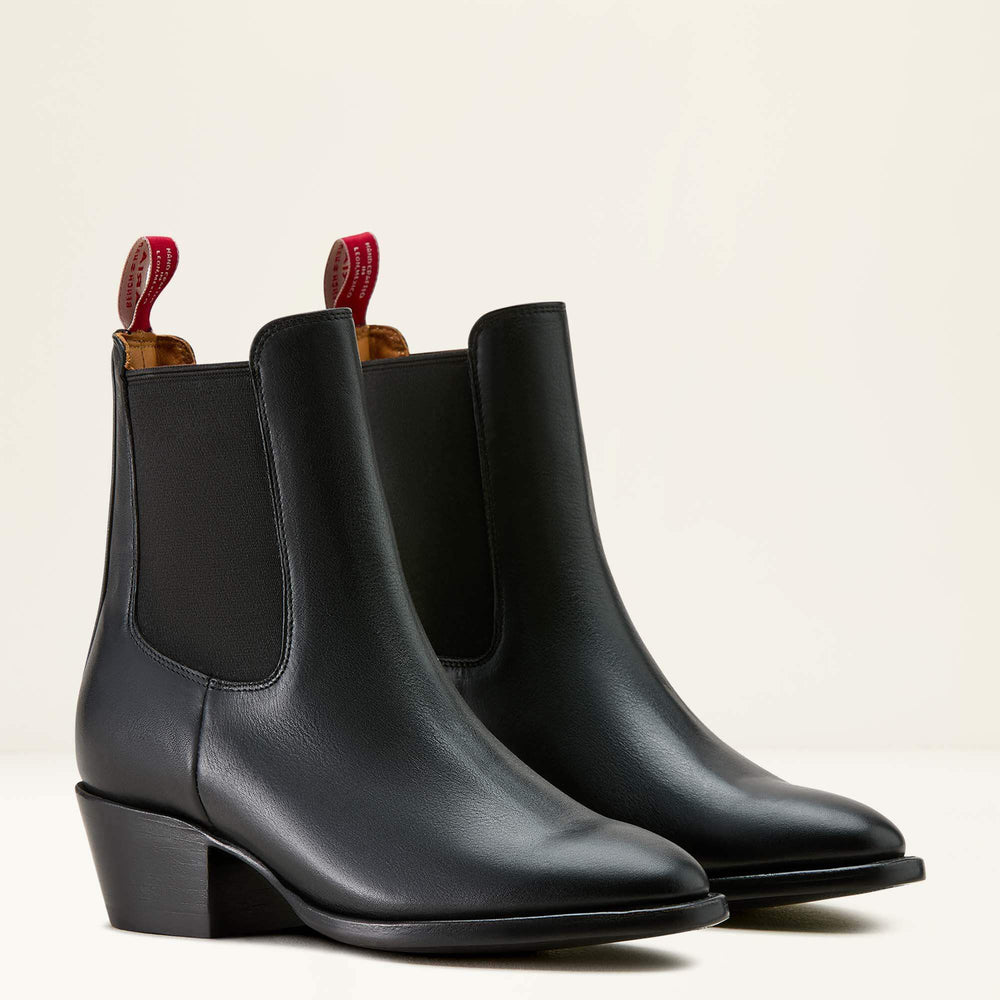 Bench Made Eleanor Almond Toe Chelsea Boot Women - CARBON BLACK