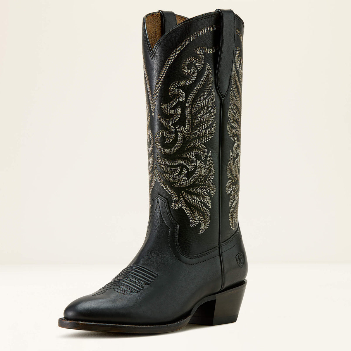 Louella R Toe Western Boot Women - TRUE BLACK