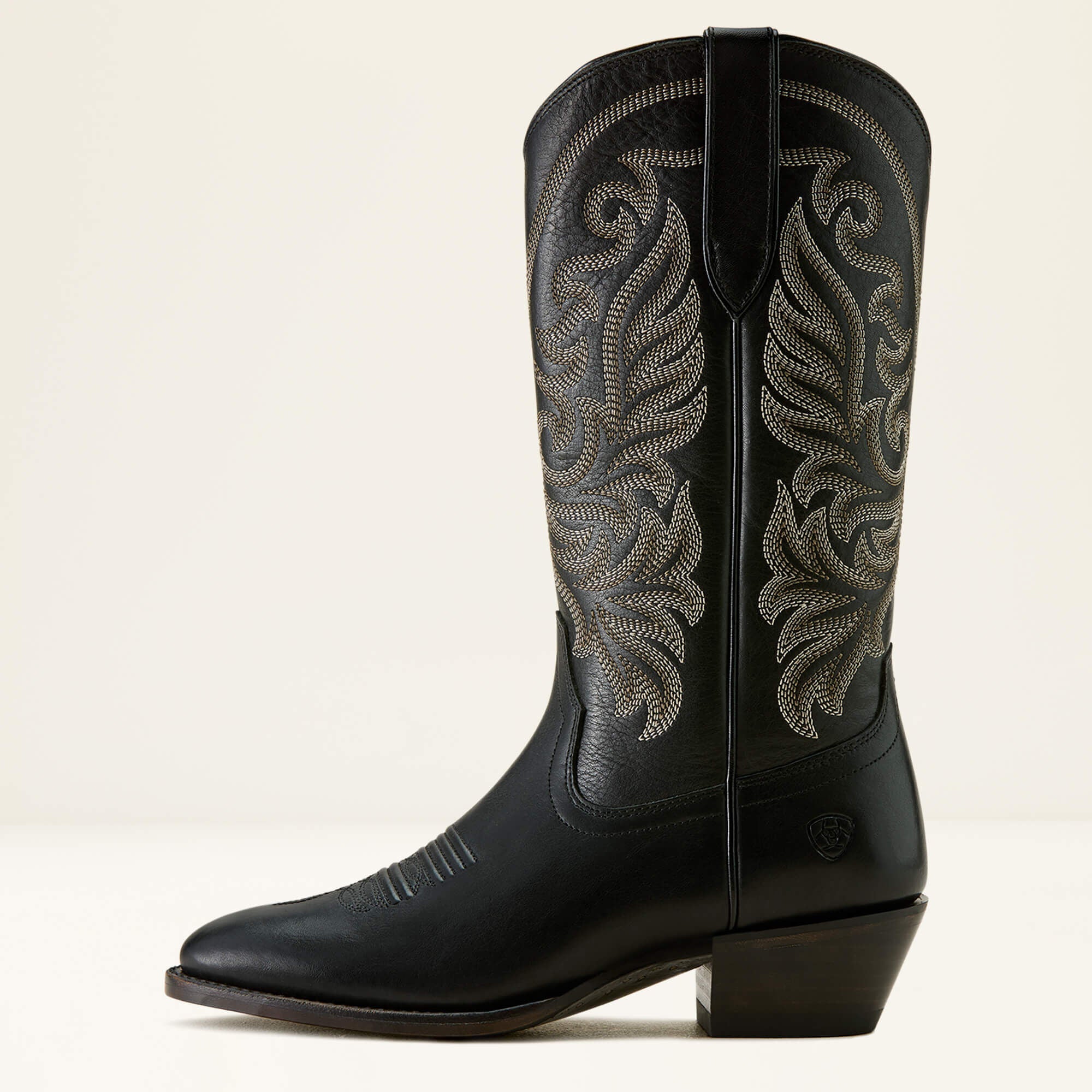 Louella R Toe Western Boot Women - TRUE BLACK