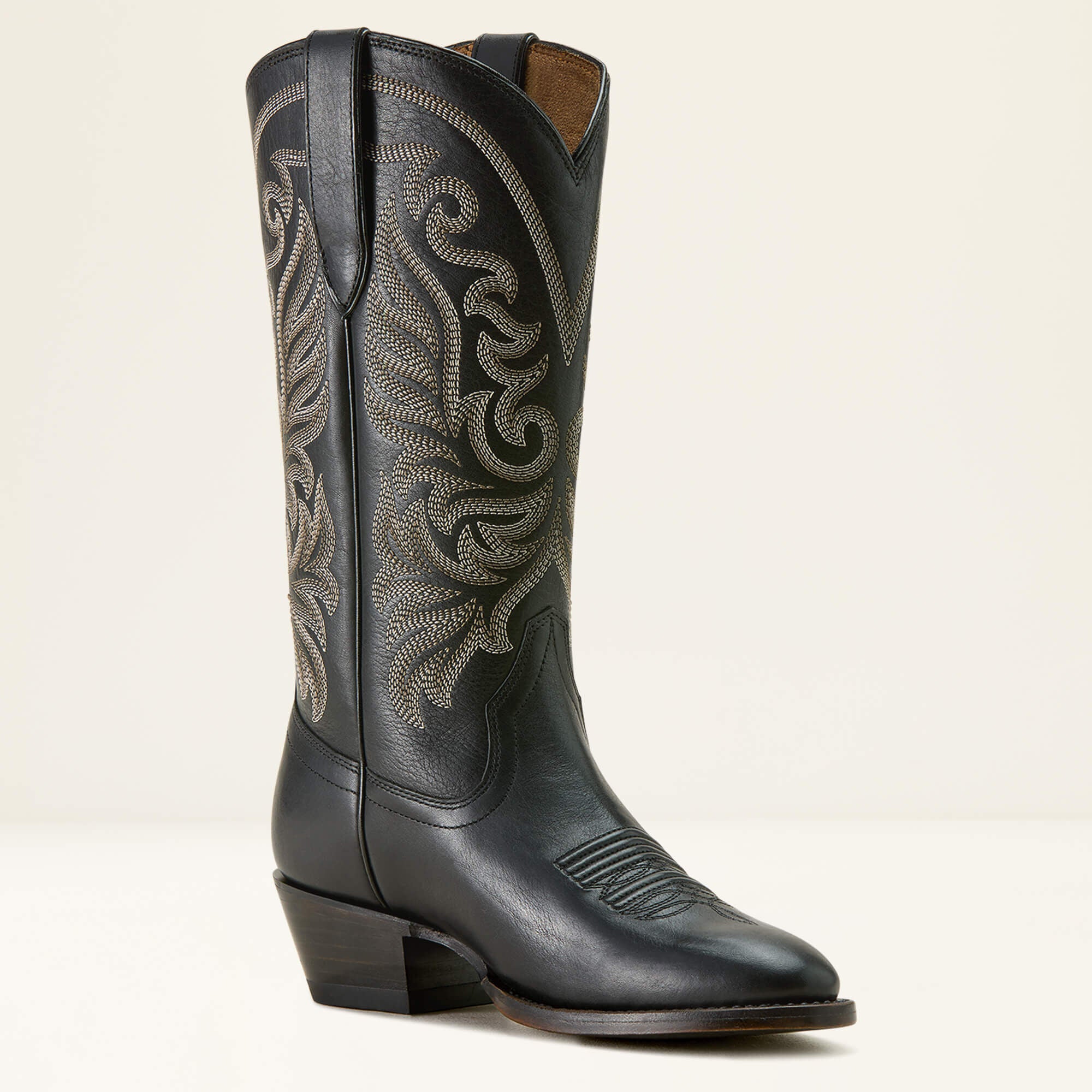 Louella R Toe Western Boot Women - TRUE BLACK