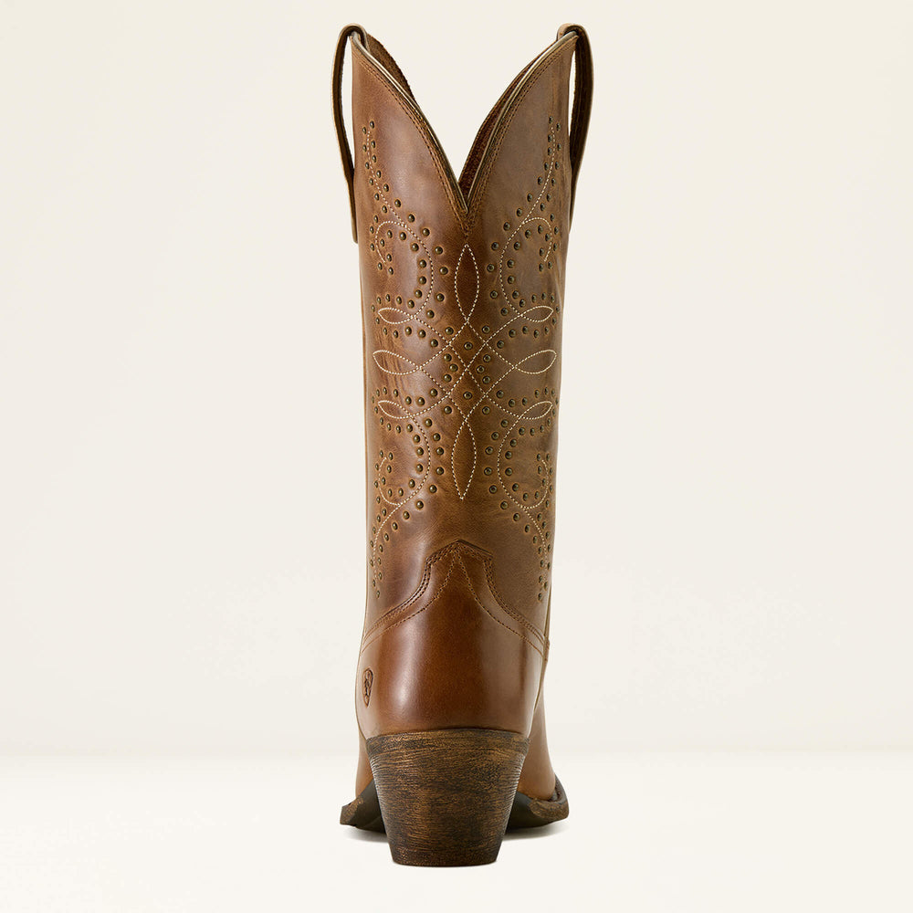 Madison Square Toe Western Boot Women - WHEAT BROWN