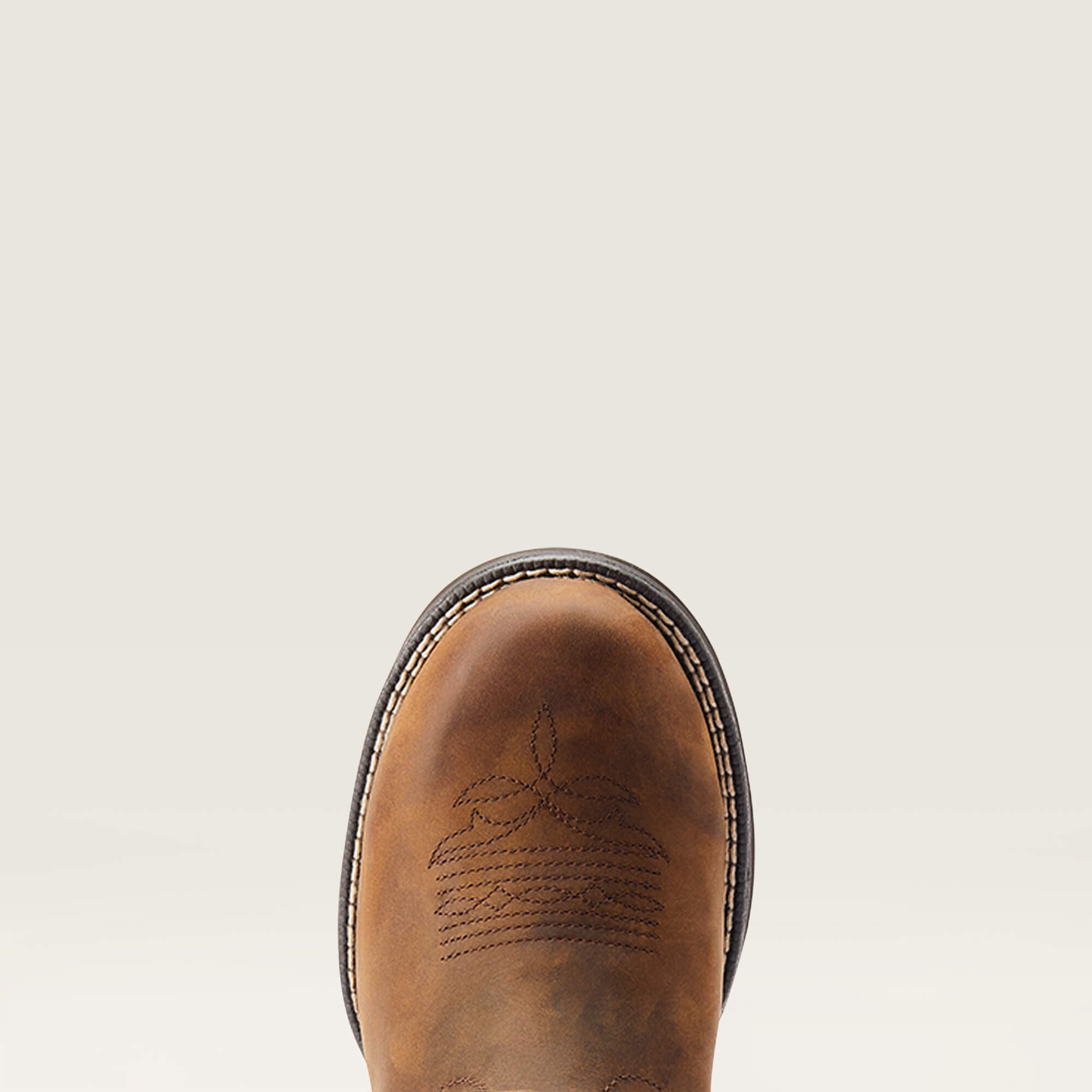 Anthem Round Toe Shortie Waterproof Western Boot Women - GLAZED BROWN