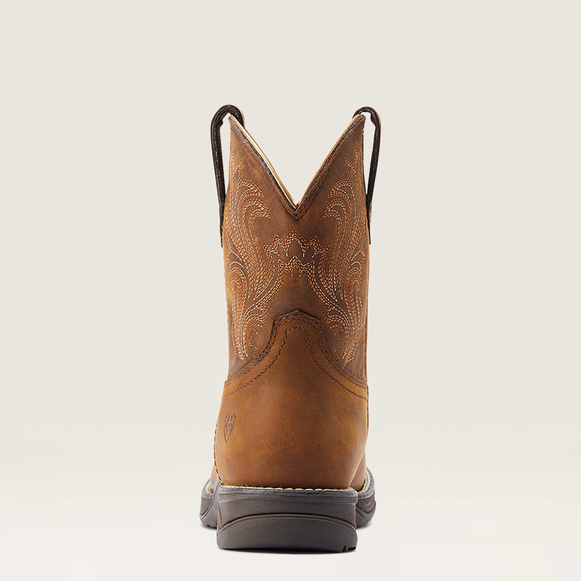 Anthem Round Toe Shortie Waterproof Western Boot Women - GLAZED BROWN