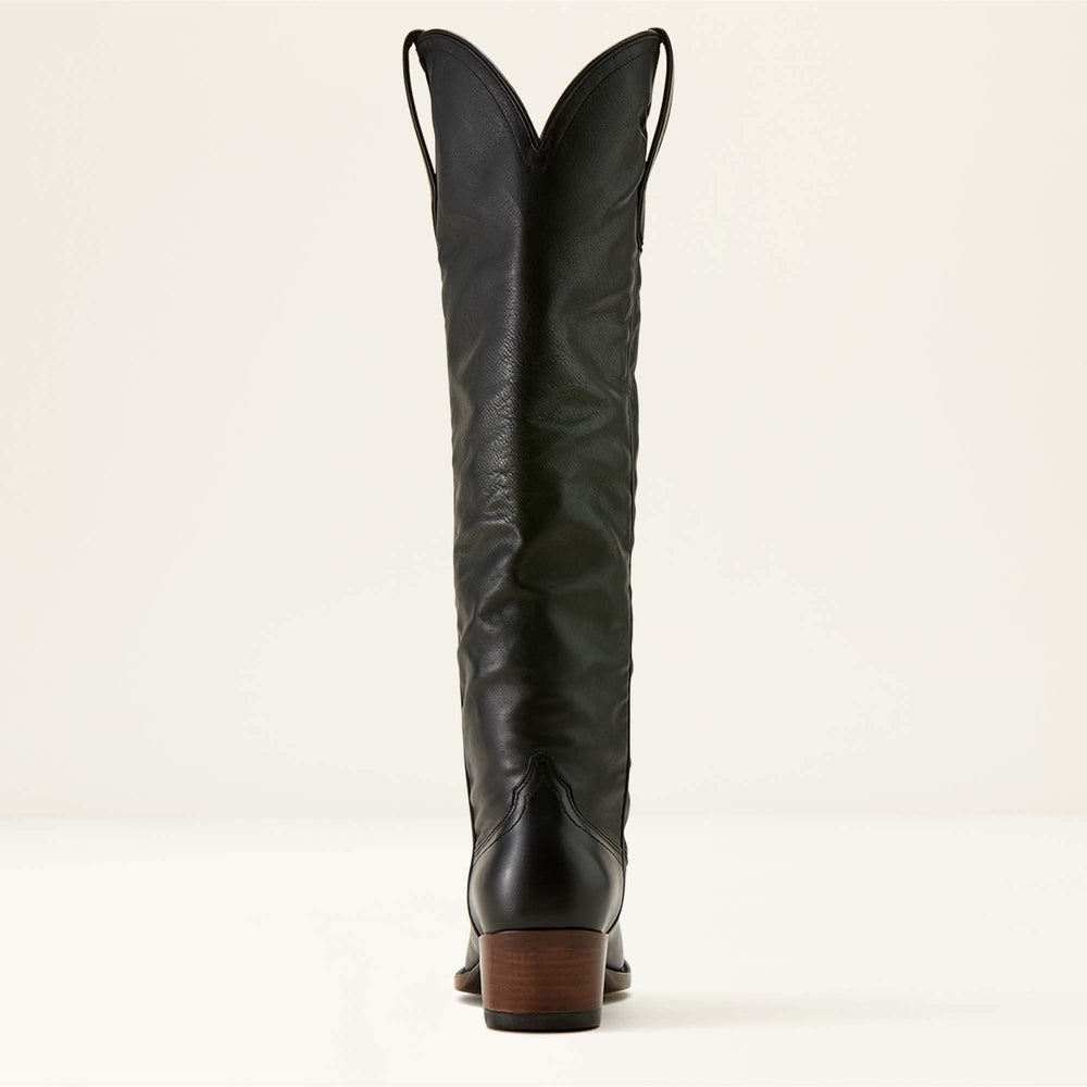 Bench Made Chaney Almond Toe Western Boot Women - CARBON BLACK