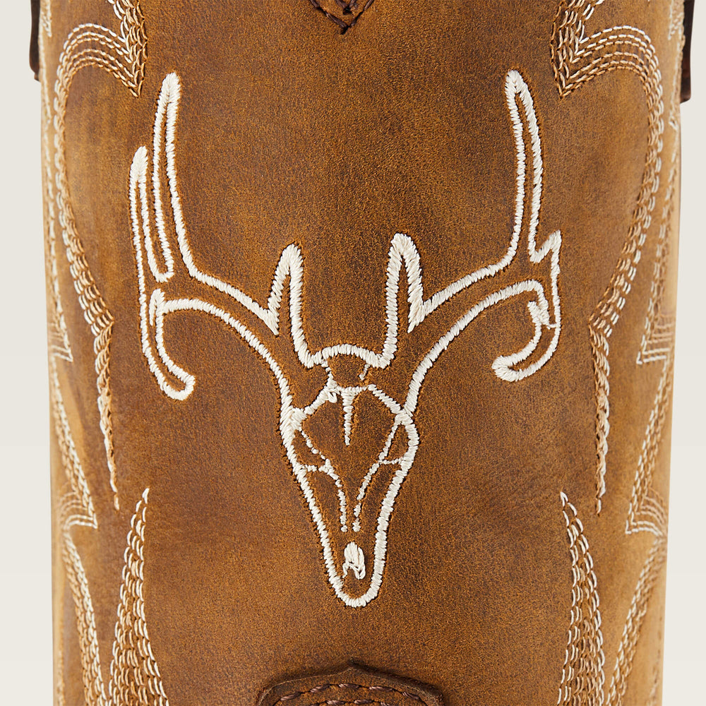 Anthem Deer Waterproof Western Boot Women - DISTRESSED BROWN