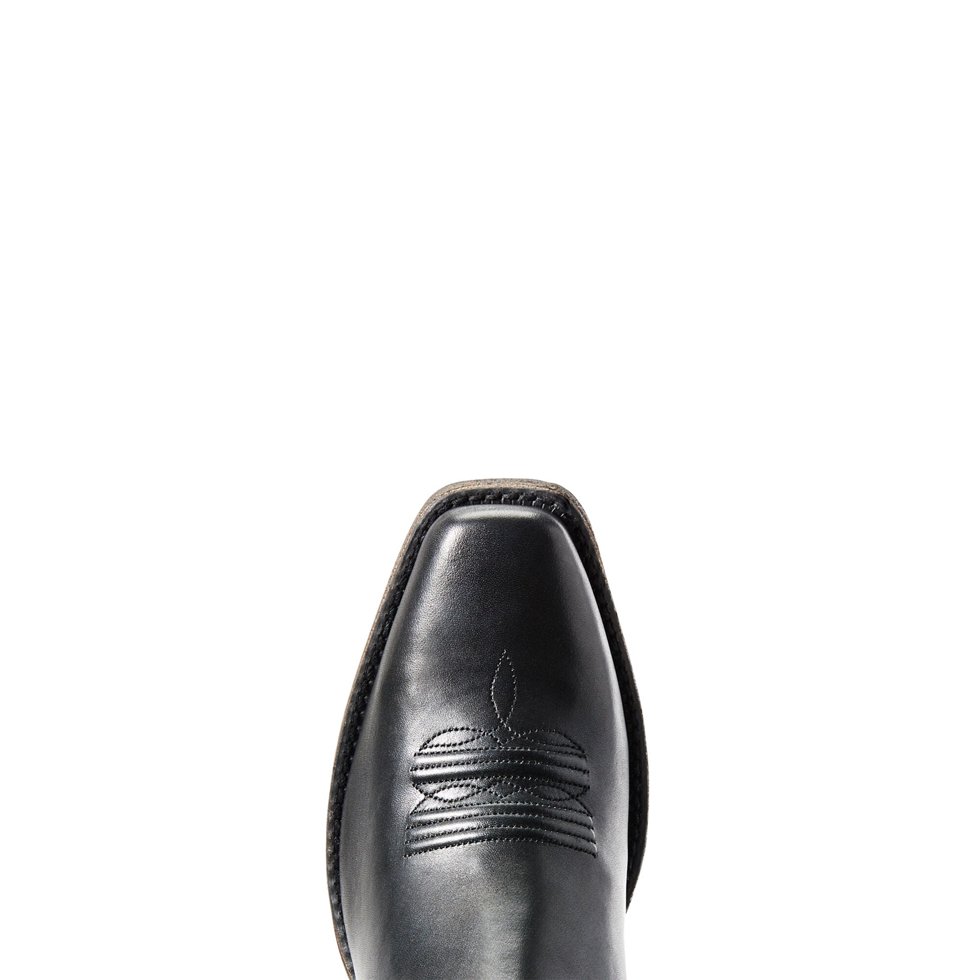 Round Up Square Toe Western Boot Women - LIMOUSINE BLACK