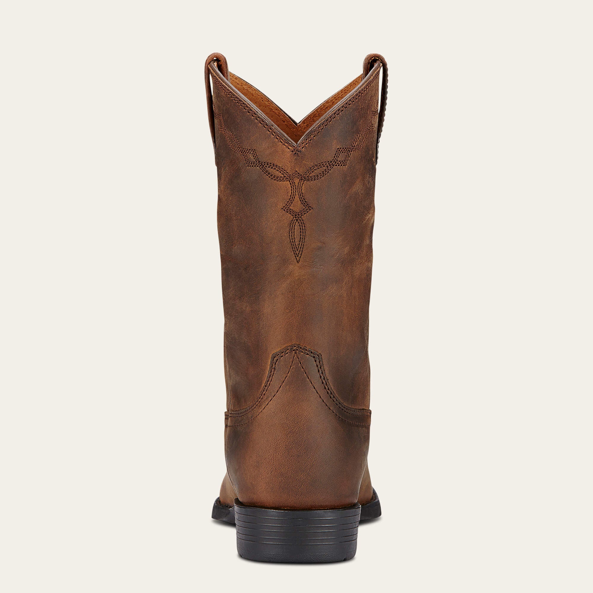 Heritage Roper Western Boot Women - DISTRESSED BROWN
