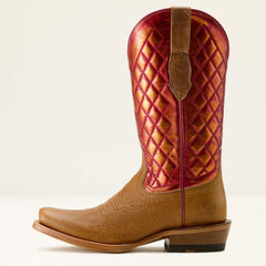 Futurity Denton Narrow Cutter Toe Western Boot Women - MAPLE SUGAR/TEQUILA SUNRISE