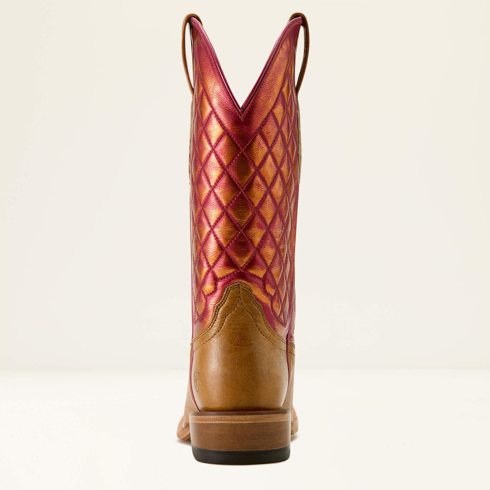 Futurity Denton Narrow Cutter Toe Western Boot Women - MAPLE SUGAR/TEQUILA SUNRISE