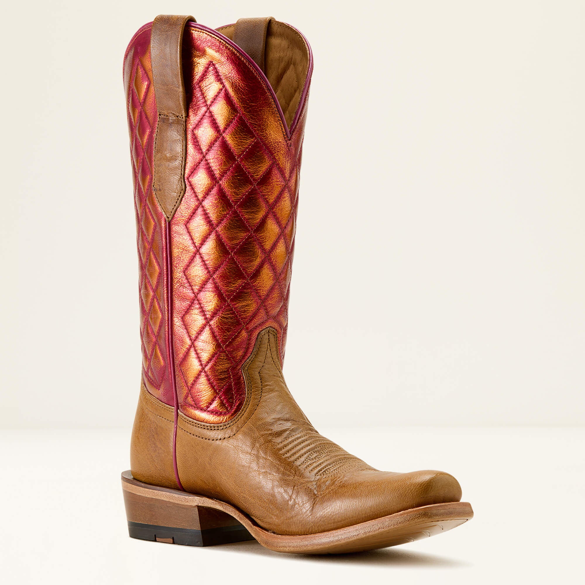 Futurity Denton Narrow Cutter Toe Western Boot Women - MAPLE SUGAR/TEQUILA SUNRISE
