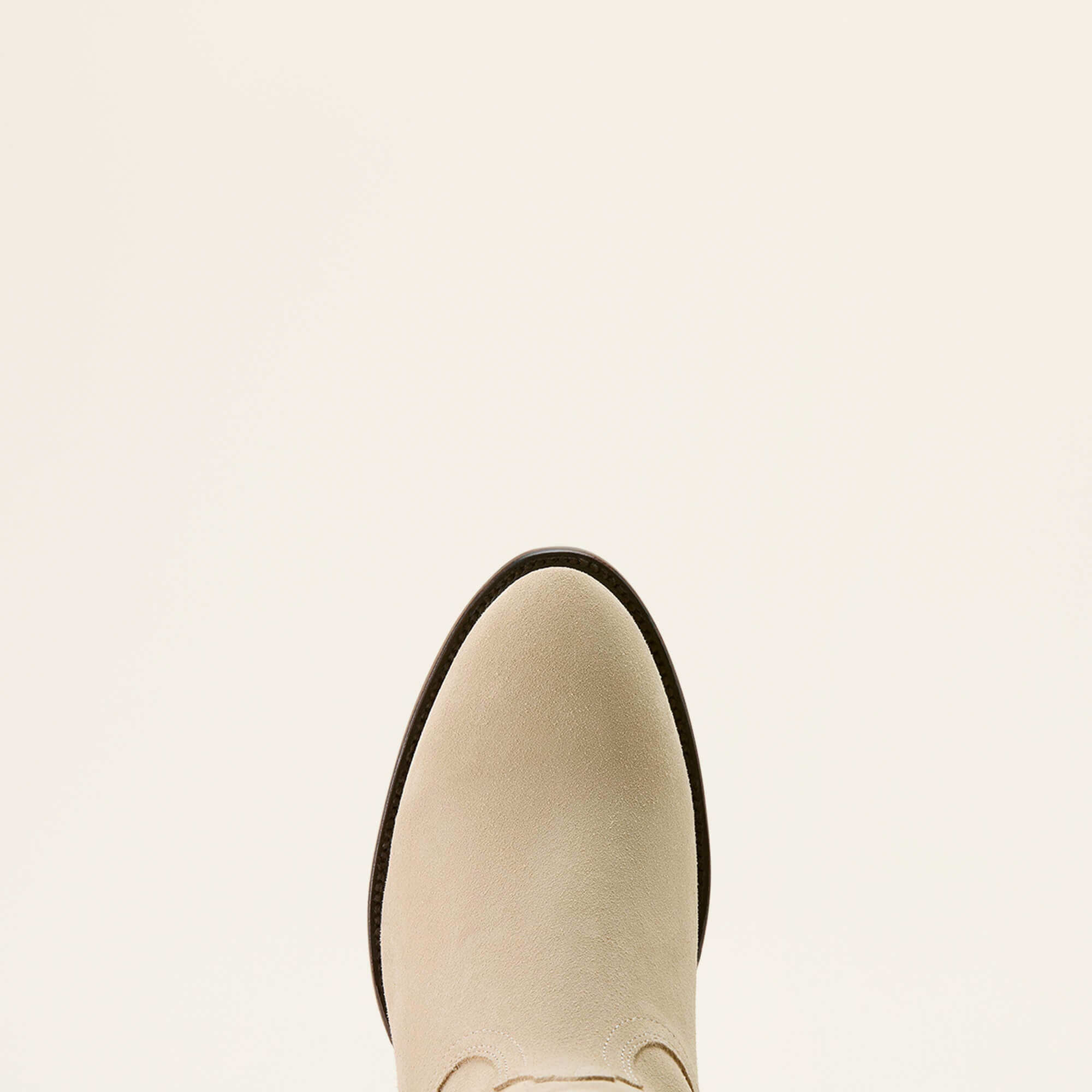 Bench Made Chaney Almond Toe Western Boot Women - LIGHT FAWN SUEDE