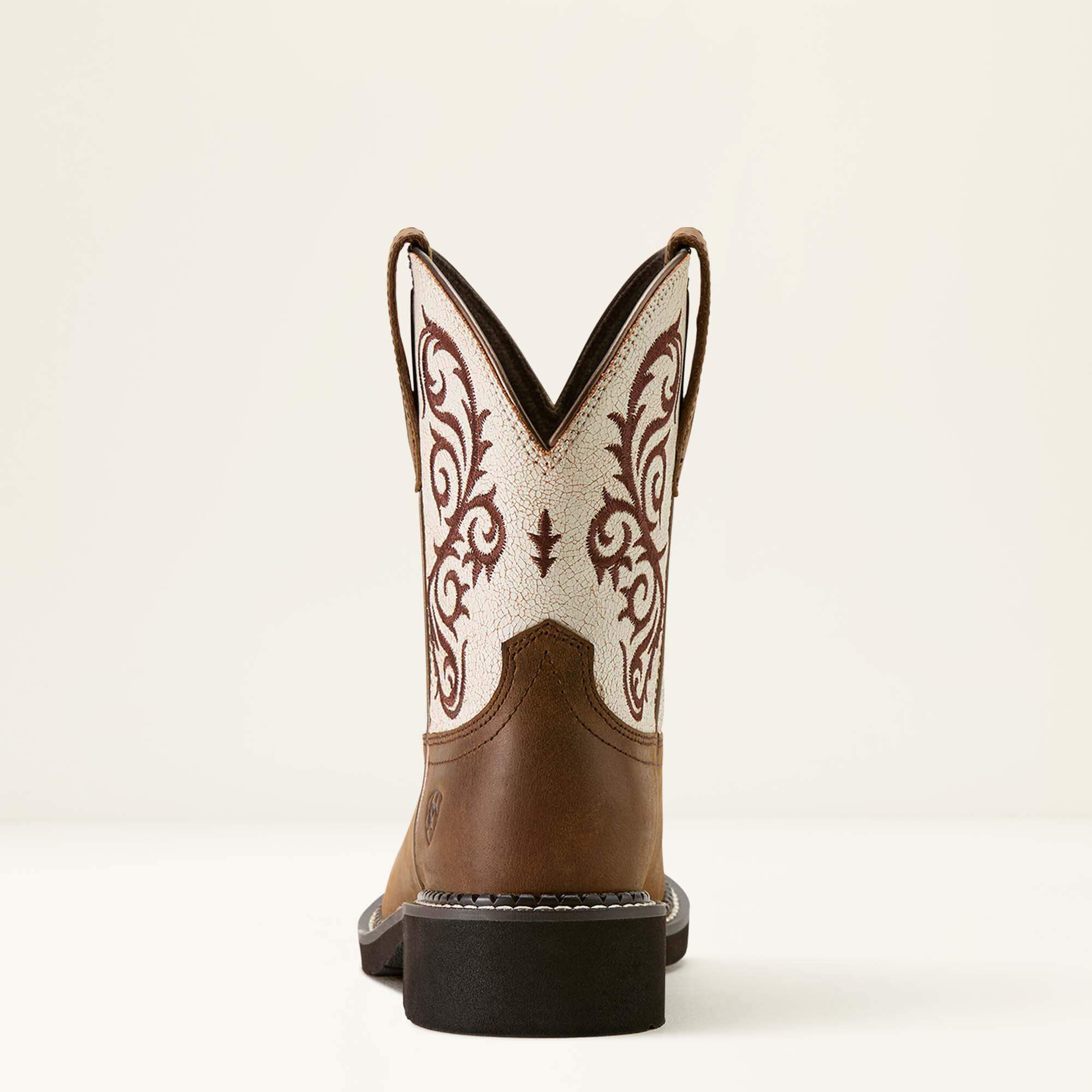Fatbaby Heritage Lilah Western Boot Women - CHOCOLATE CHIP/DISTRESSED IVORY