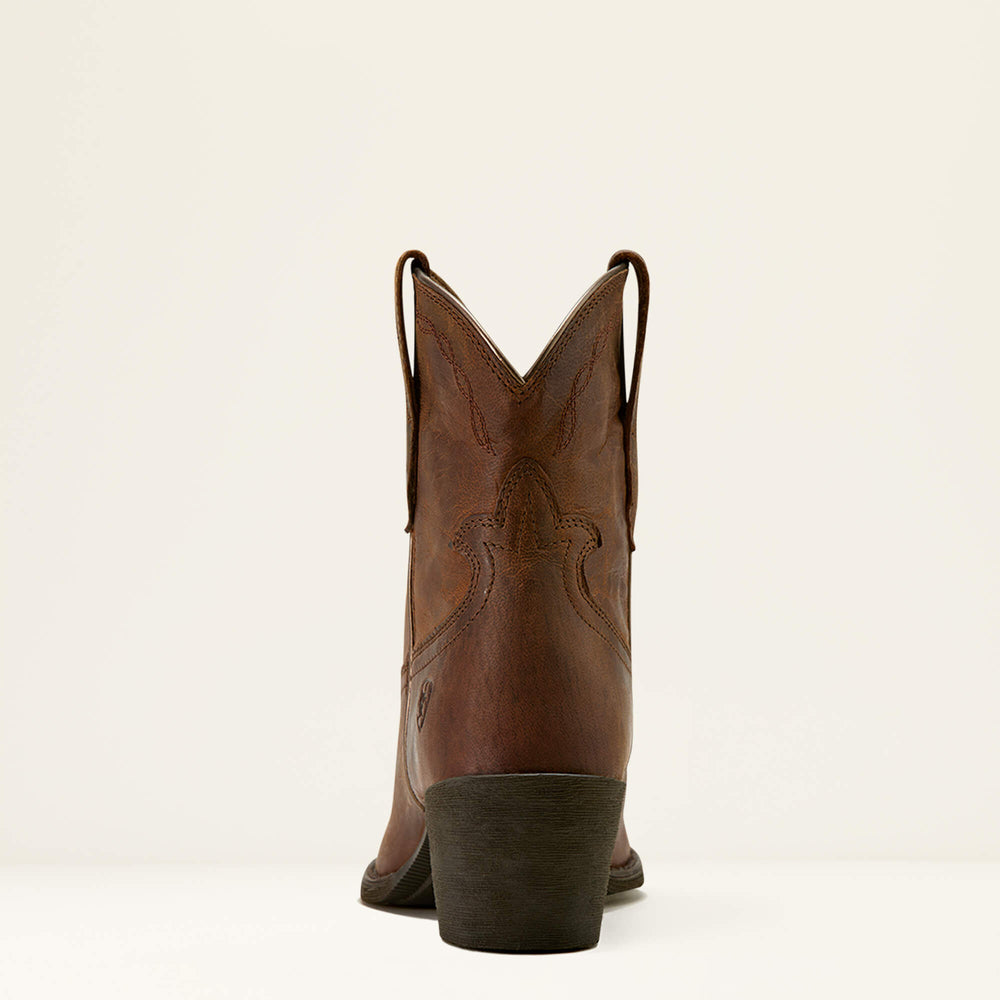 Maggie J Toe Western Boot Women - SASSY BROWN