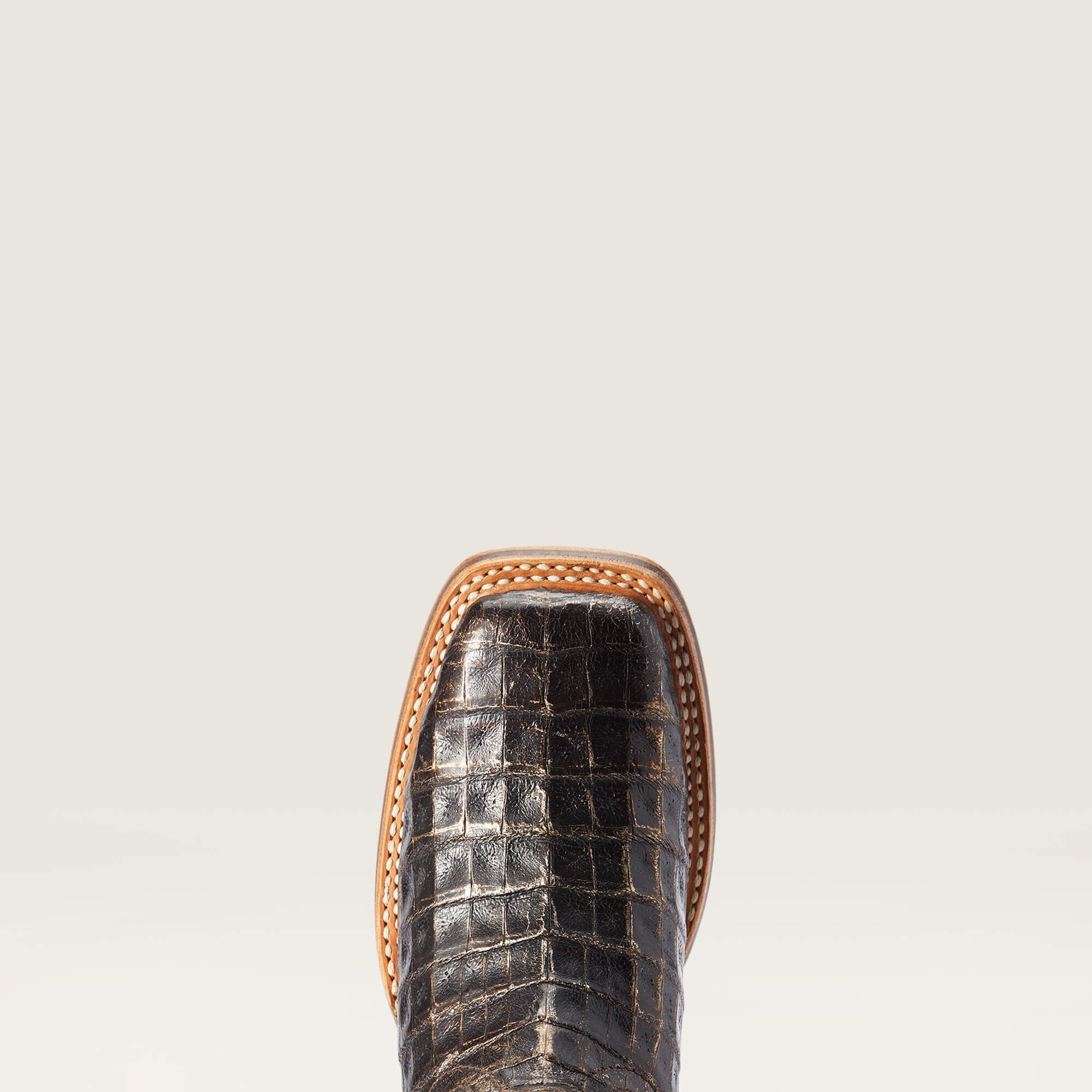 Donatella Western Boot Women - BRUSHED CHOCOLATE CAIMAN BELLY