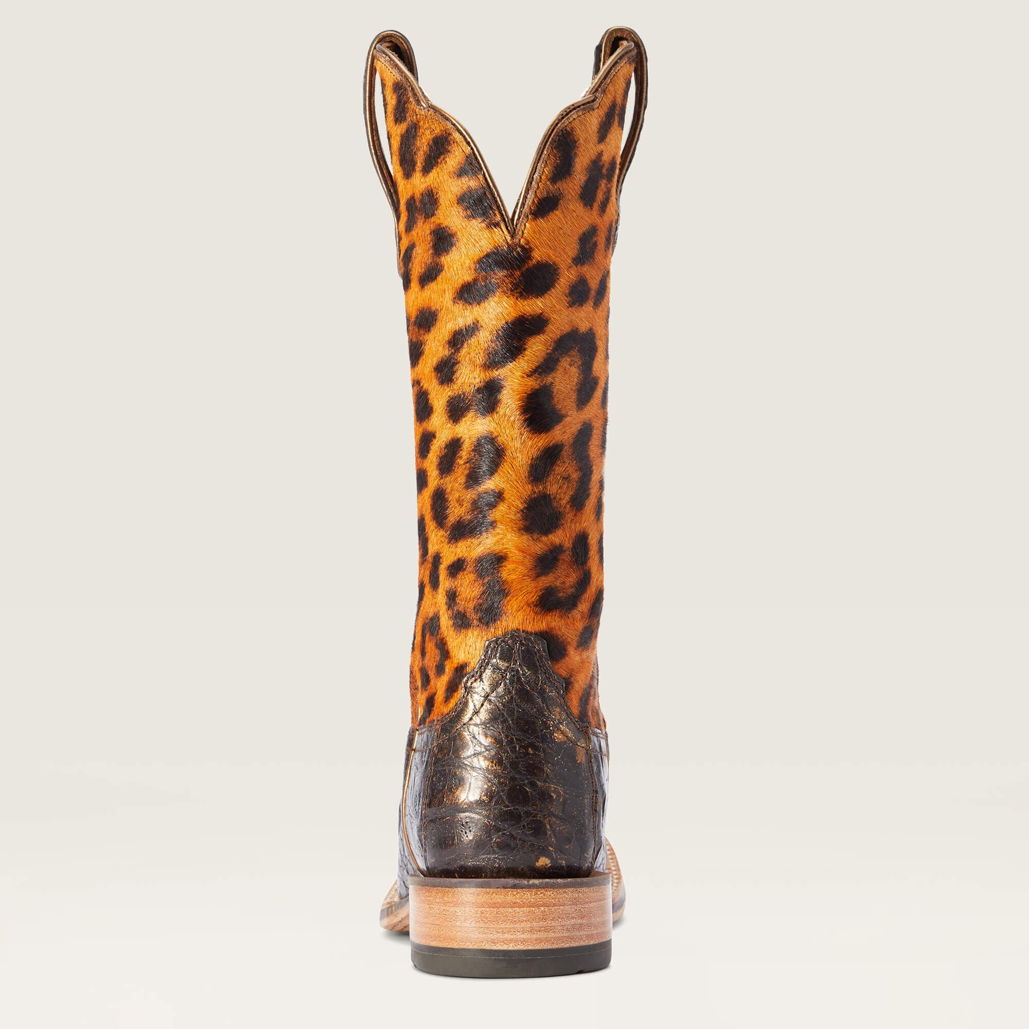 Donatella Western Boot Women - BRUSHED CHOCOLATE CAIMAN BELLY