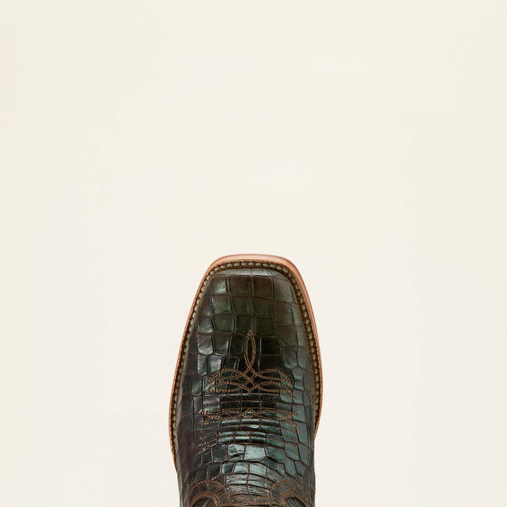 Futurity Boon Western Boot Women - CROC PRINT SHINE