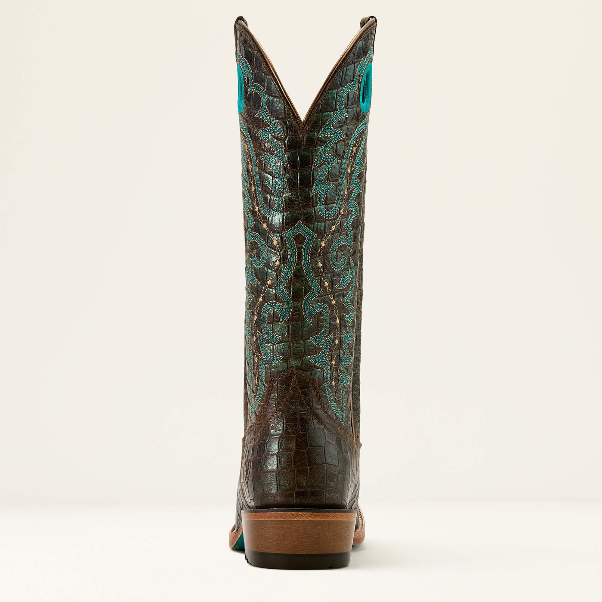 Futurity Boon Western Boot Women - CROC PRINT SHINE