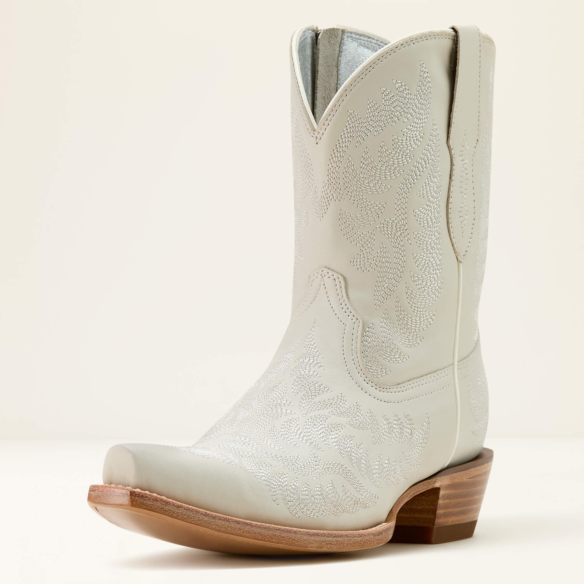 Cate Western Boot Women - WHITE QUARTZ