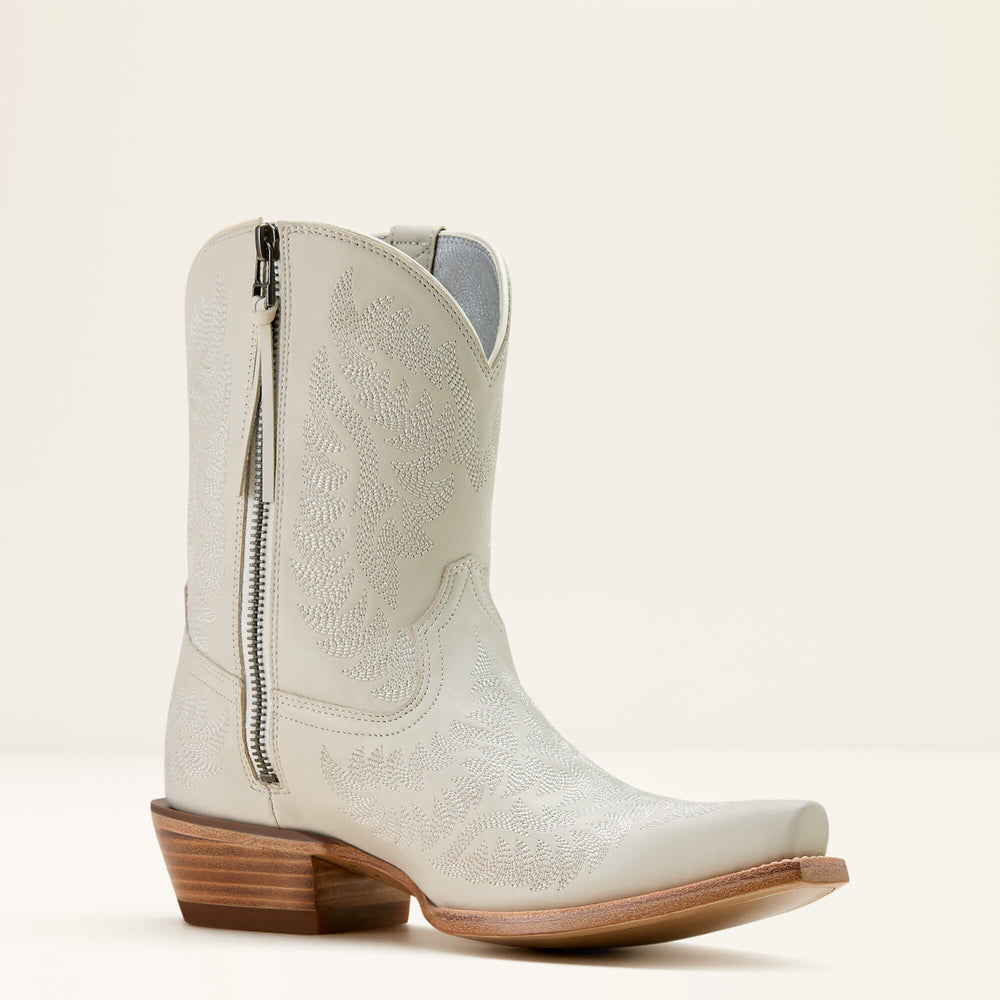 Cate Western Boot Women - WHITE QUARTZ