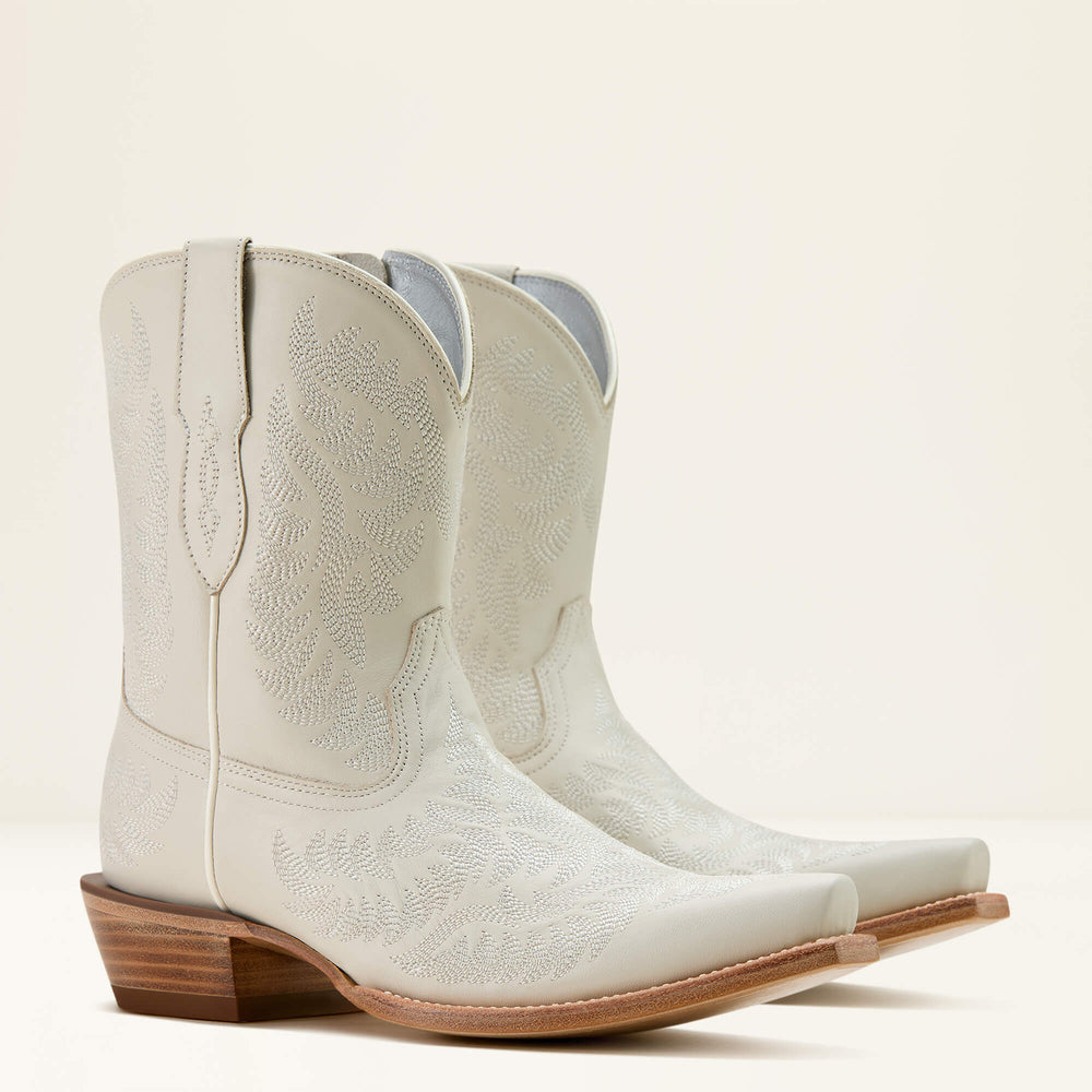 Cate Western Boot Women - WHITE QUARTZ
