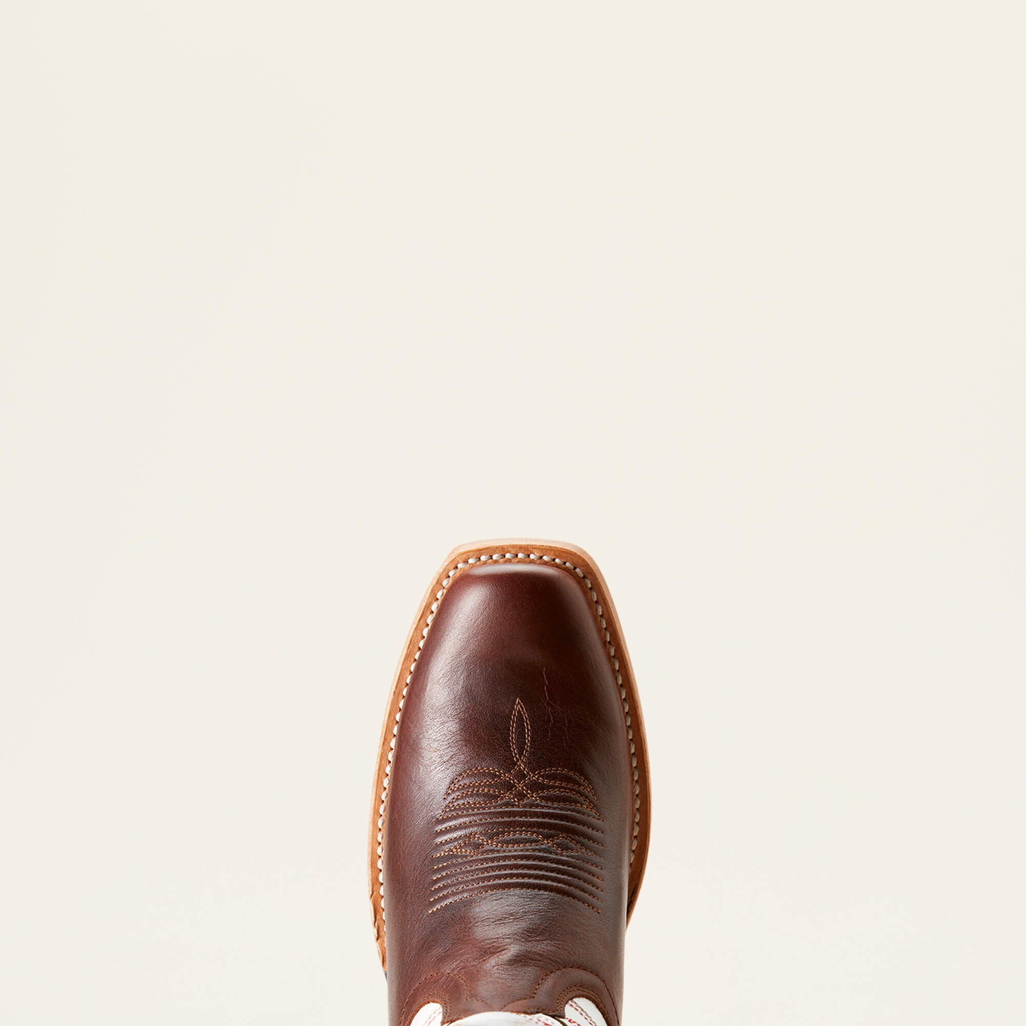 Futurity Fort Worth Narrow Cutter Toe Western Boot Women - RICH JAVA/PEARLY WHITE