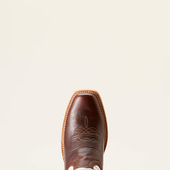 Futurity Fort Worth Narrow Cutter Toe Western Boot Women - RICH JAVA/PEARLY WHITE