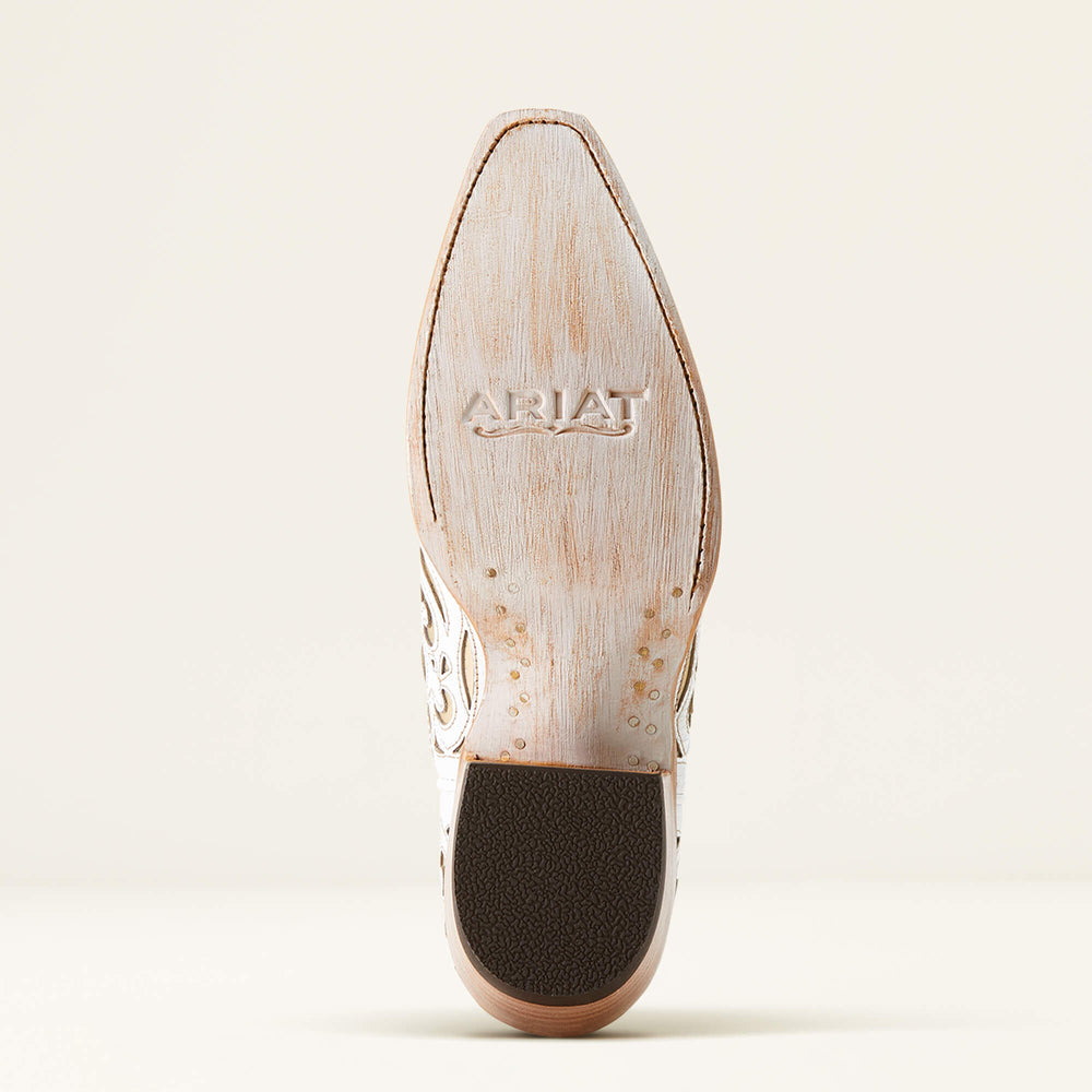 Valentina Western Boot Women - CLASSIC ALABASTER/GOLD
