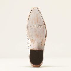 Valentina Western Boot Women - CLASSIC ALABASTER/GOLD