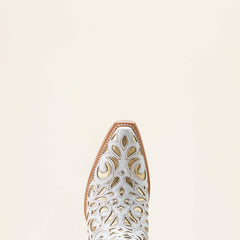 Valentina Western Boot Women - CLASSIC ALABASTER/GOLD
