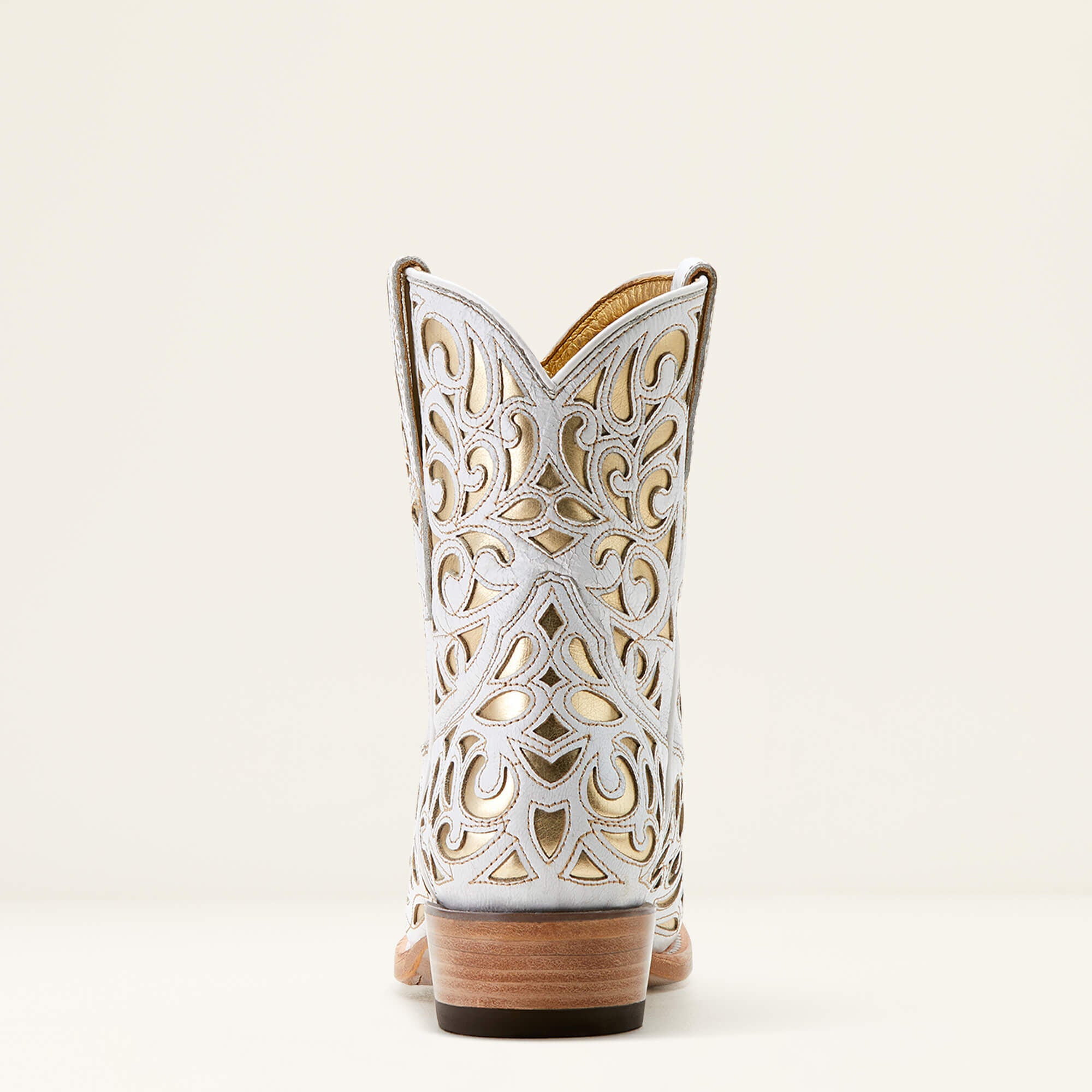 Valentina Western Boot Women - CLASSIC ALABASTER/GOLD