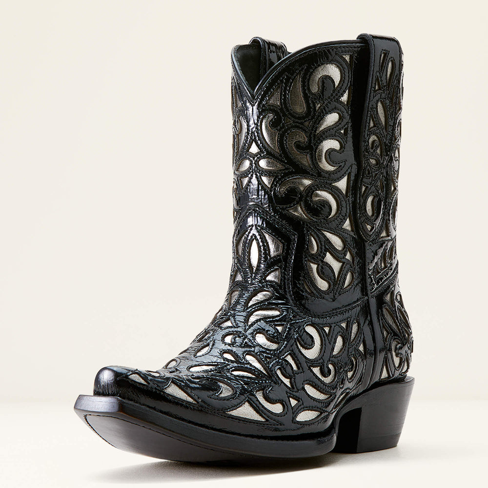 Valentina Western Boot Women - BLACK JASPER/PLATINUM