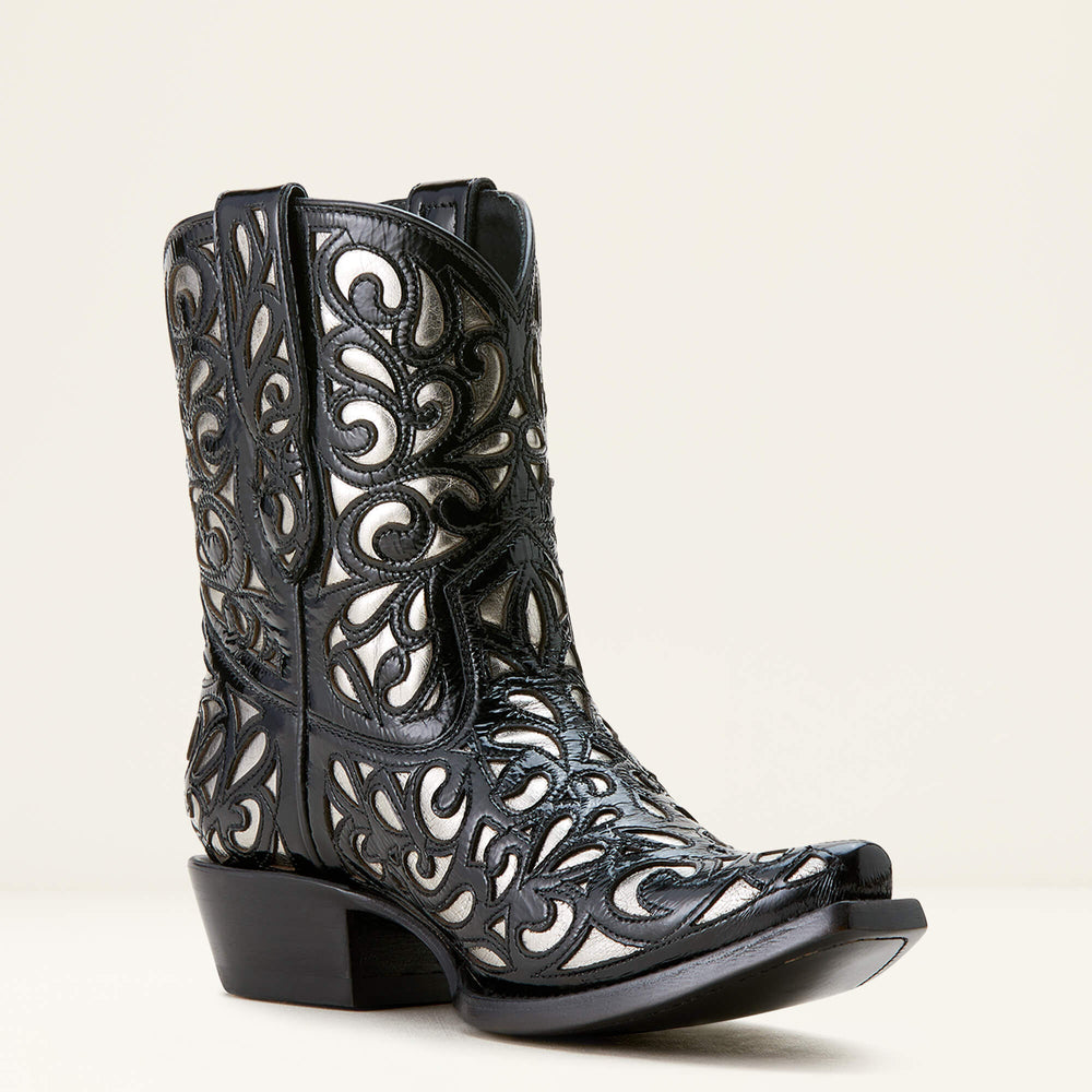Valentina Western Boot Women - BLACK JASPER/PLATINUM