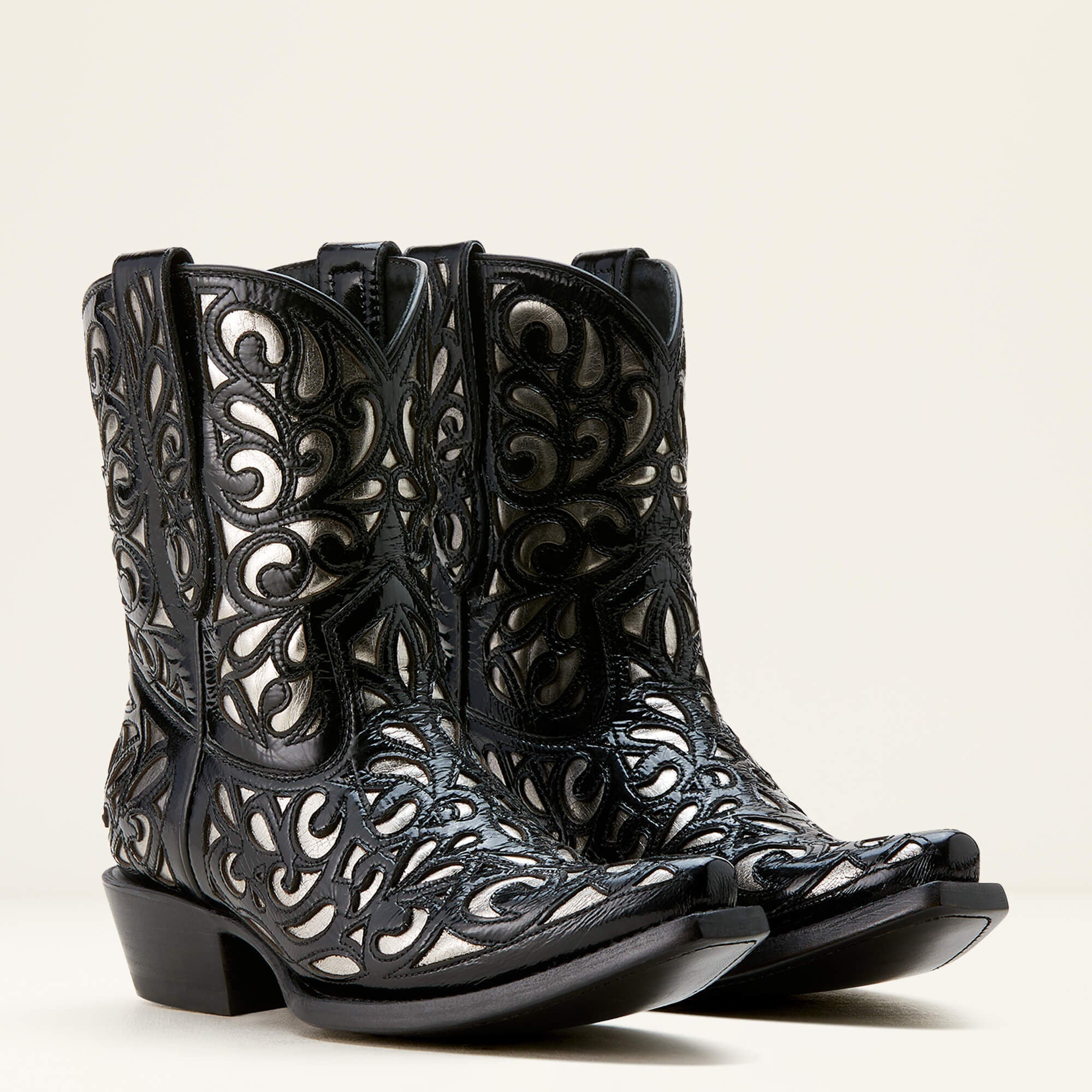 Valentina Western Boot Women - BLACK JASPER/PLATINUM