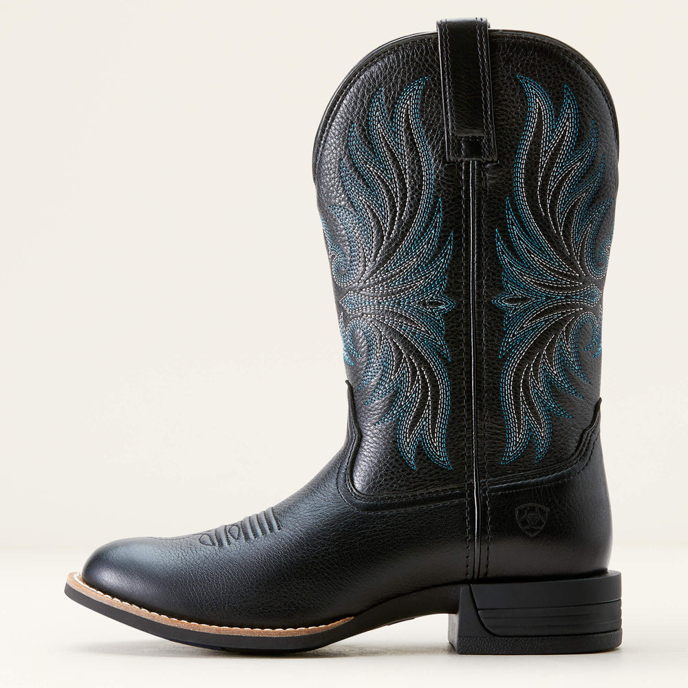 Ranahan Western Boot Women - BLACK DEERTAN