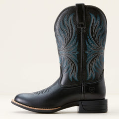 Ranahan Western Boot Women - BLACK DEERTAN