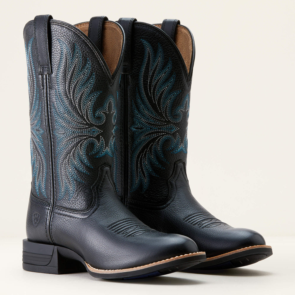 Ranahan Western Boot Women - BLACK DEERTAN