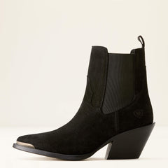 Shiloh Bootie Women - DISTRESSED BLACK SUEDE