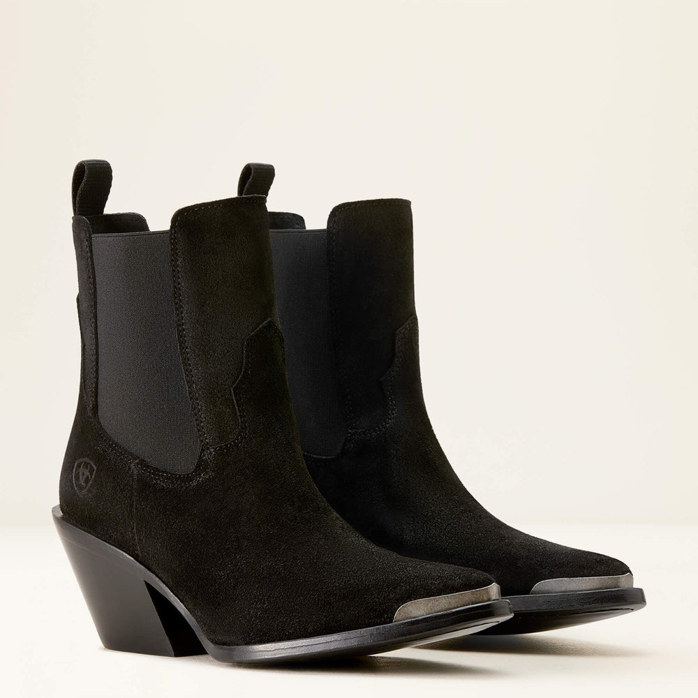 Shiloh Bootie Women - DISTRESSED BLACK SUEDE
