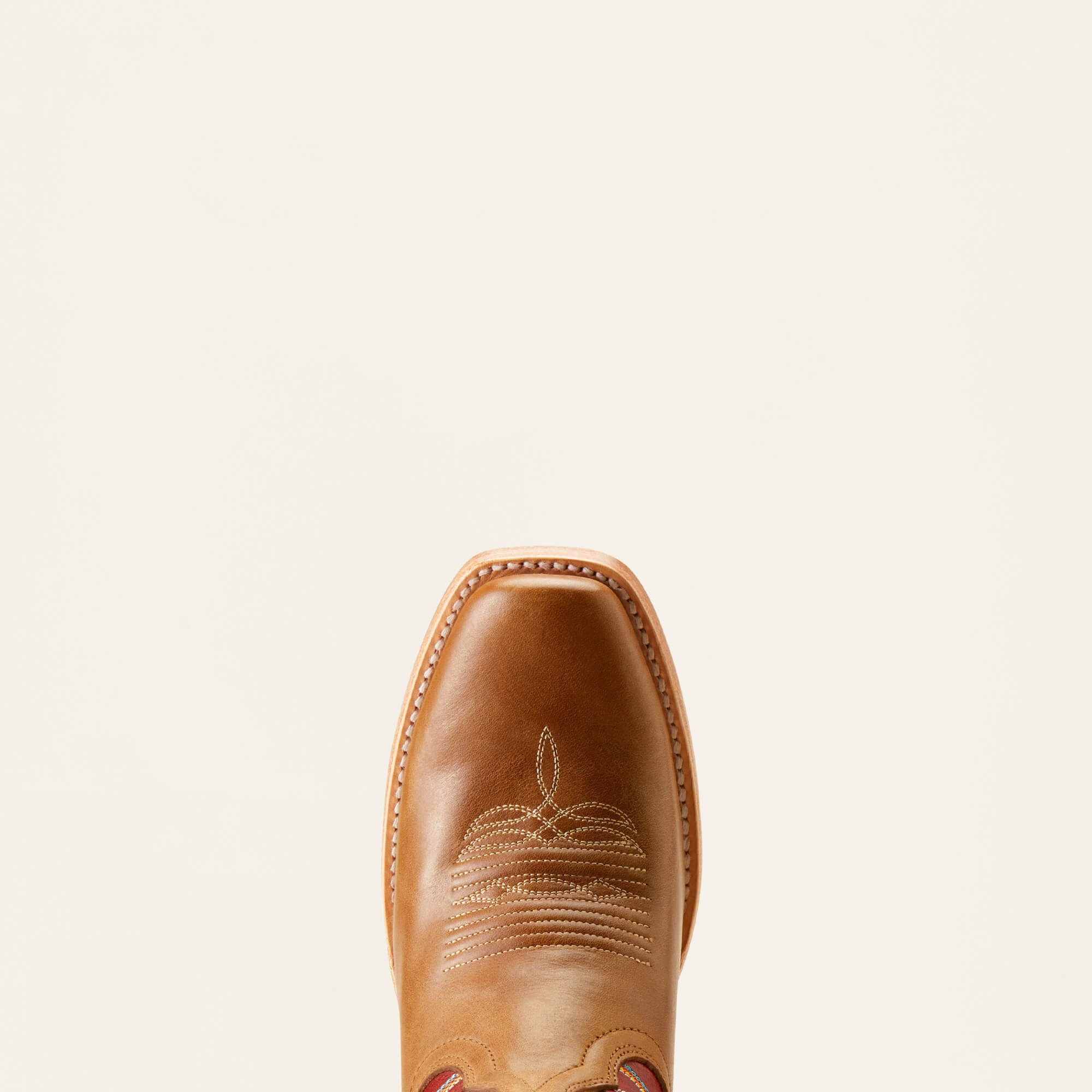 Futurity Fort Worth Narrow Cutter Toe Western Boot Women - DULCE DE LECHE/BOLERO RED