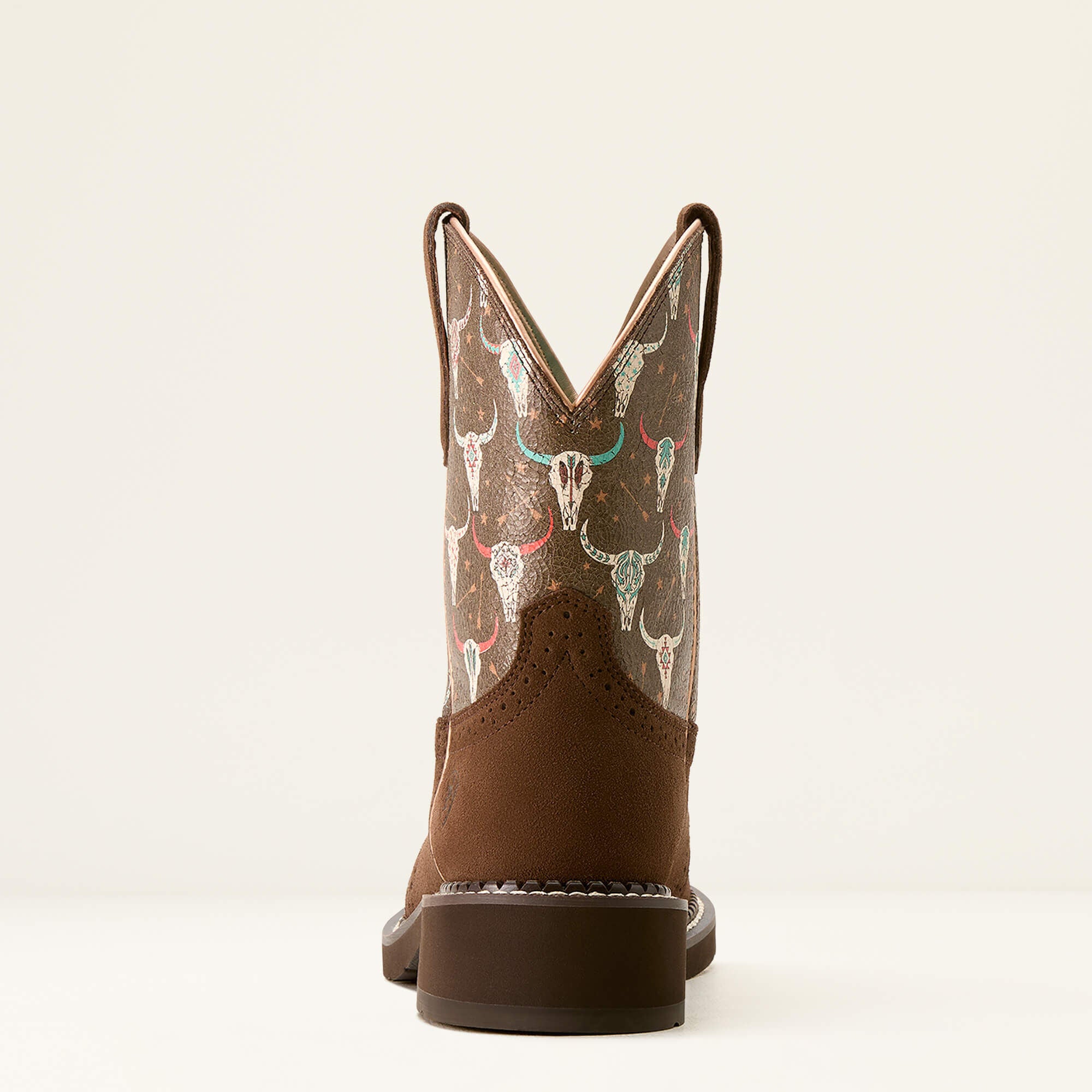 Fatbaby Heritage Farrah Western Boot Women - BARLEY/BOHO SKULL PRINT