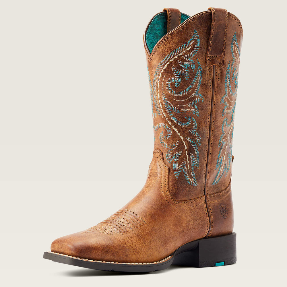 Round Up Back Zip Western Boot Women - DESERT SAND
