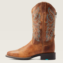 Round Up Back Zip Western Boot Women - DESERT SAND