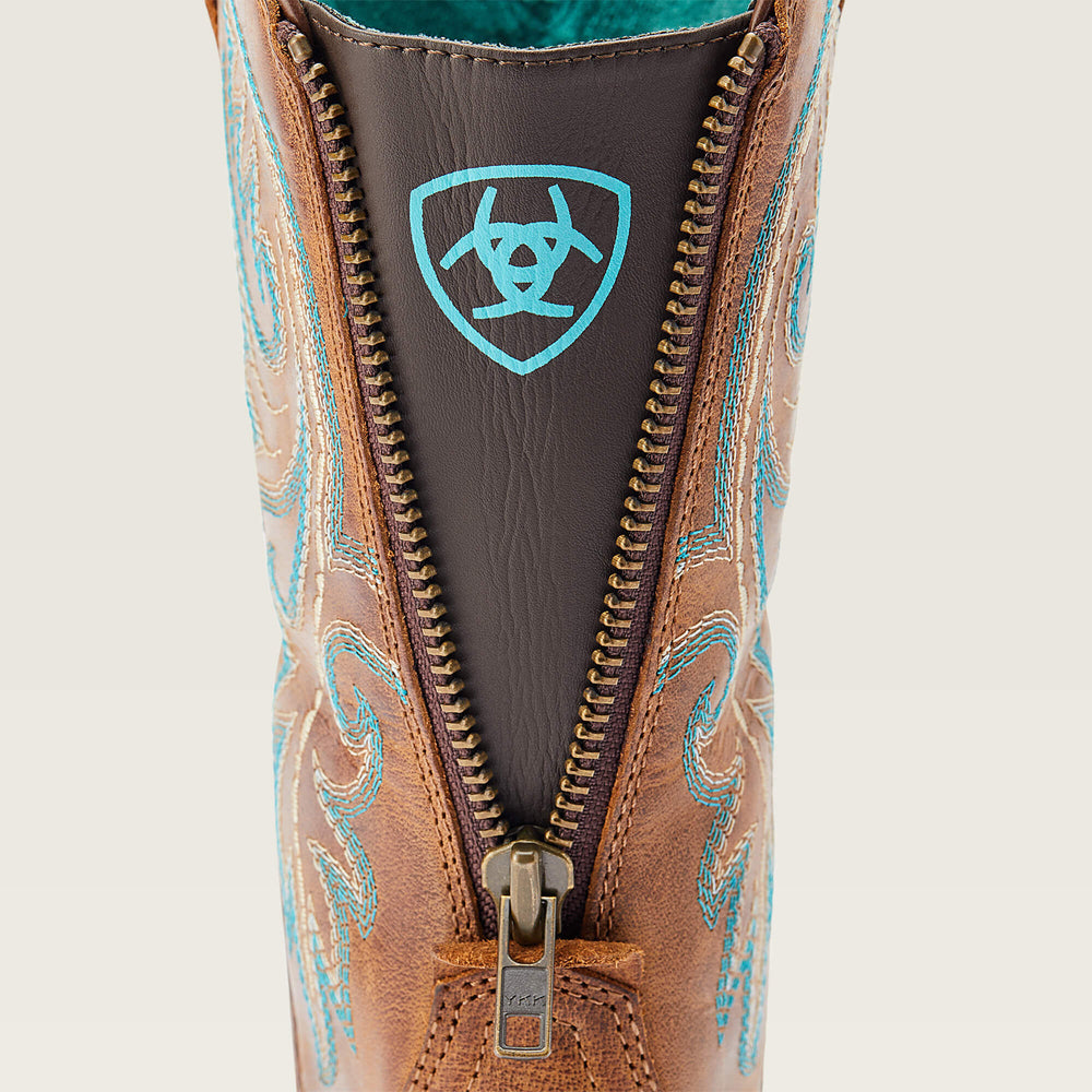 Round Up Back Zip Western Boot Women - DESERT SAND