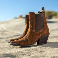 Shiloh Bootie Women - DARK GINGER SUEDE