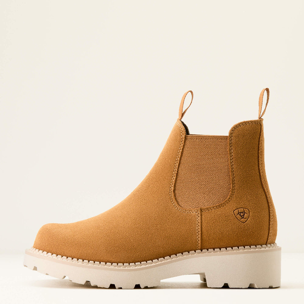 Fatbaby Chelsea Western Boot Women - WHEAT SUEDE