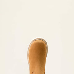 Fatbaby Chelsea Western Boot Women - WHEAT SUEDE