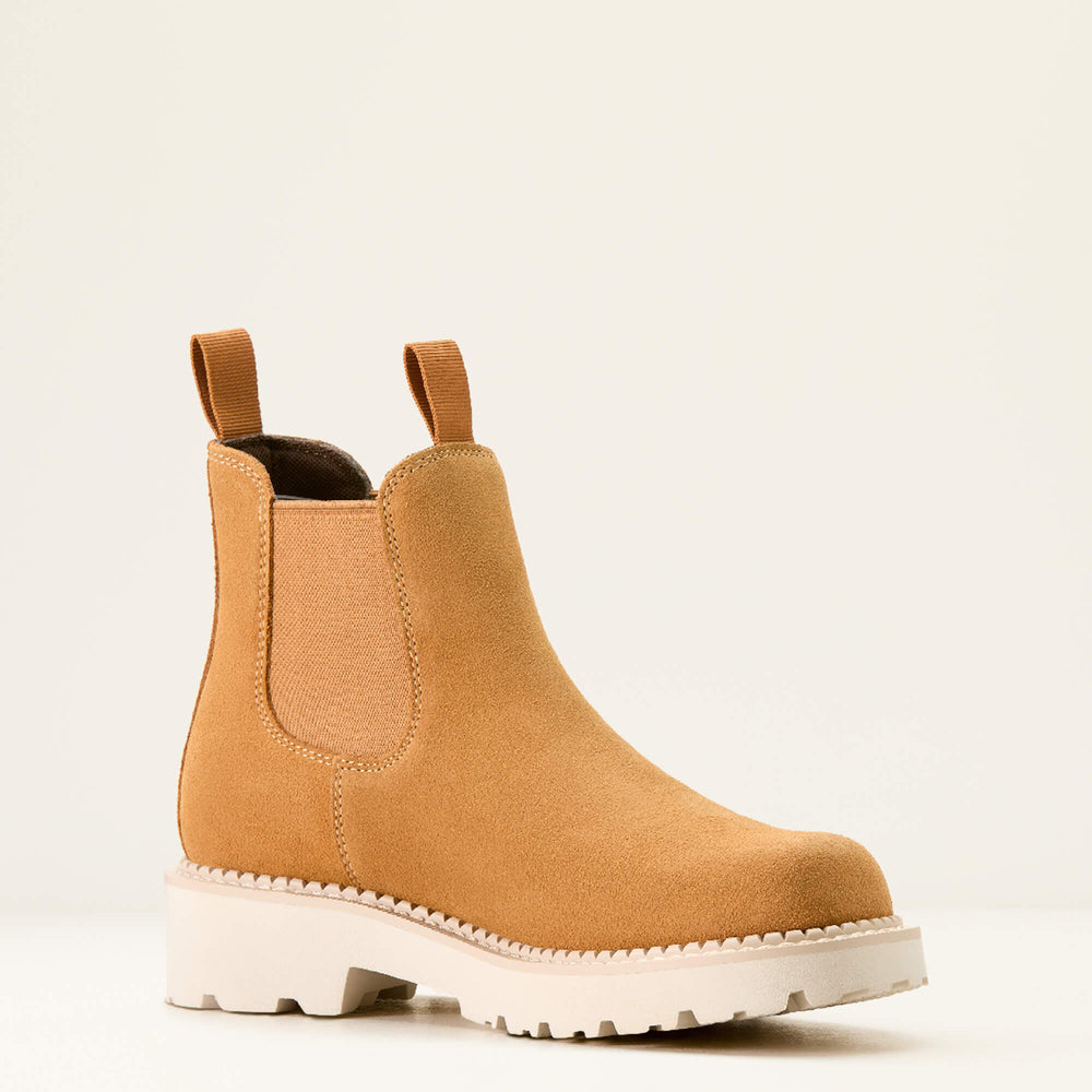 Fatbaby Chelsea Western Boot Women - WHEAT SUEDE