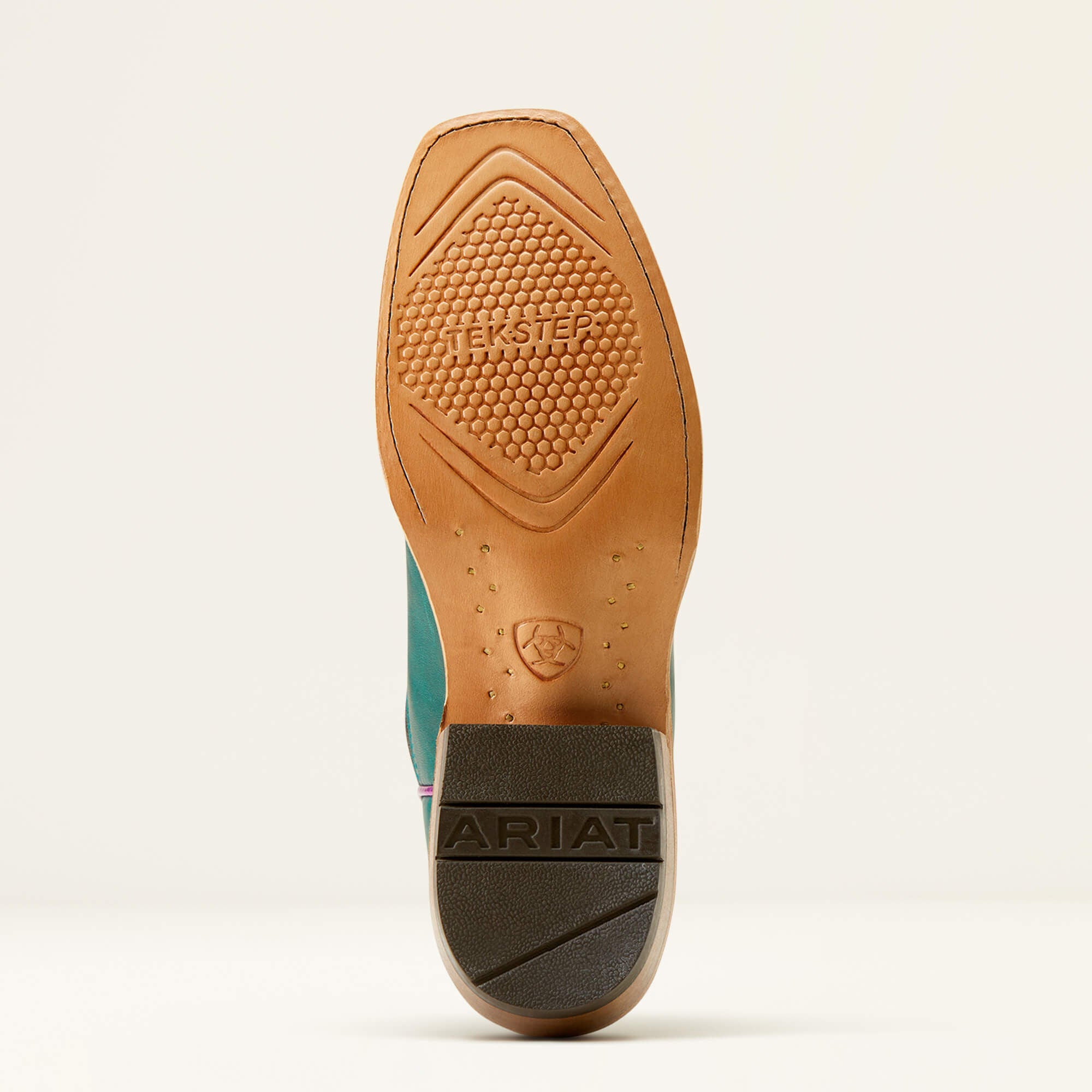 Futurity Colt Narrow Cutter Toe Western Boot Women - ANCIENT TURQUOISE/LUXE BLACK