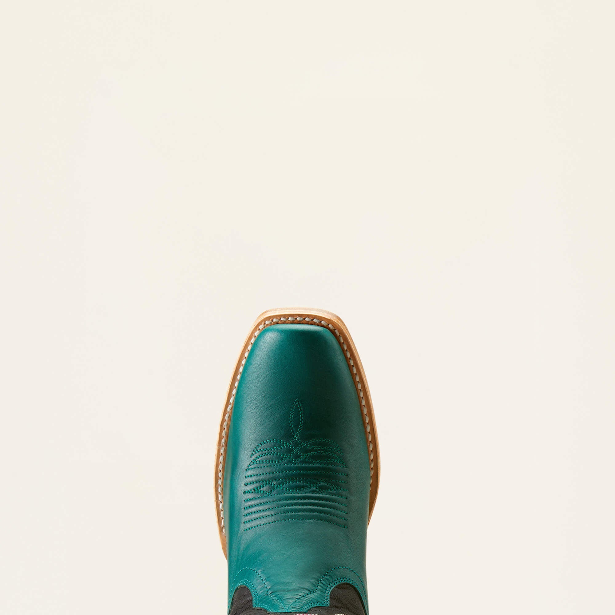Futurity Colt Narrow Cutter Toe Western Boot Women - ANCIENT TURQUOISE/LUXE BLACK